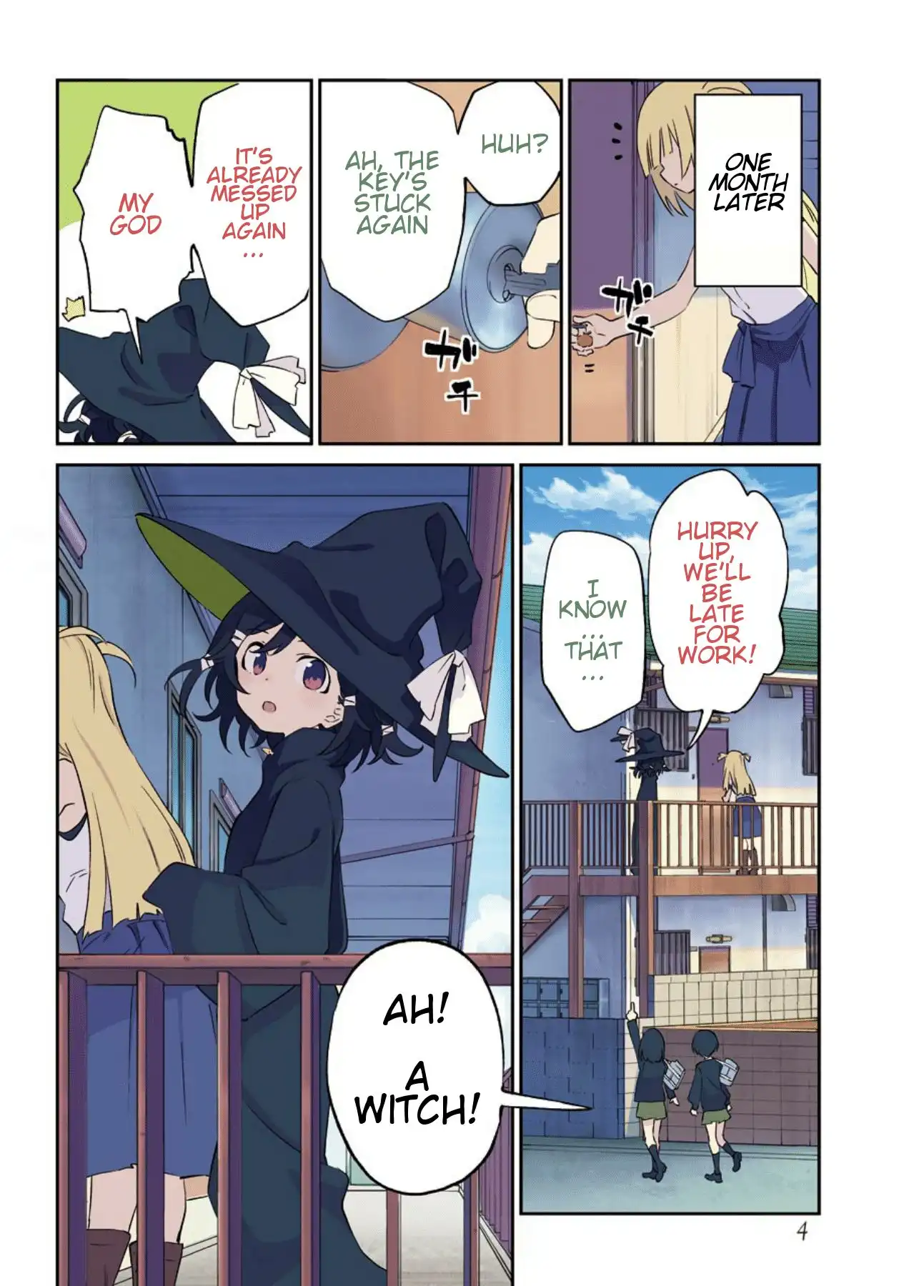 A Witch's Life in a Six-Tatami Room Chapter 0 2